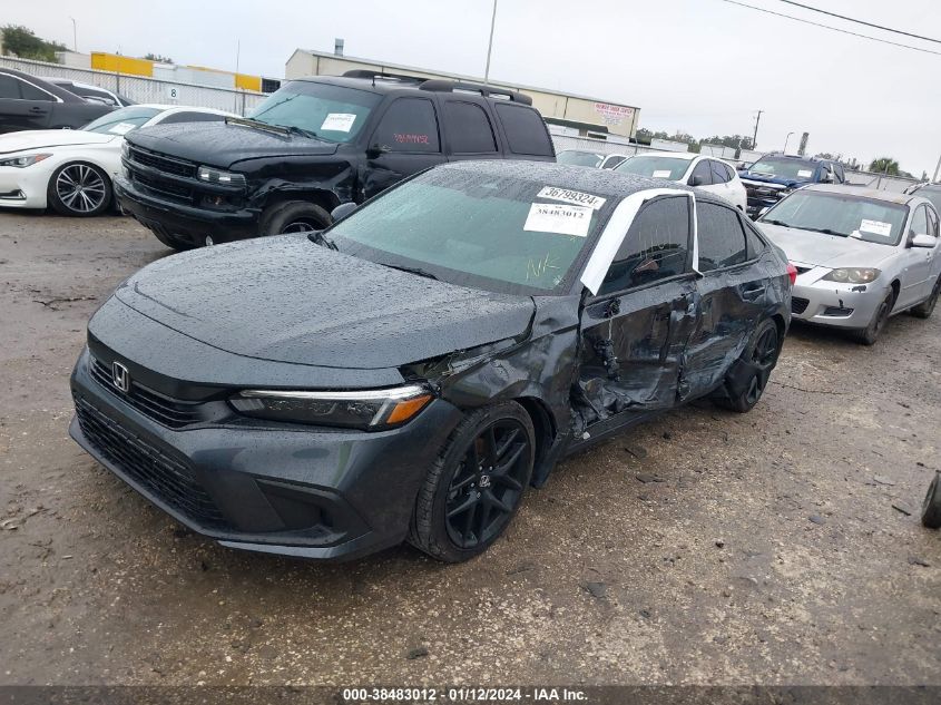 2022 HONDA CIVIC SPORT - 2HGFE2F52NH609590