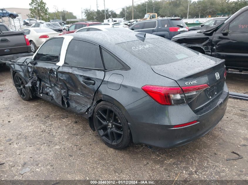 2022 HONDA CIVIC SPORT - 2HGFE2F52NH609590