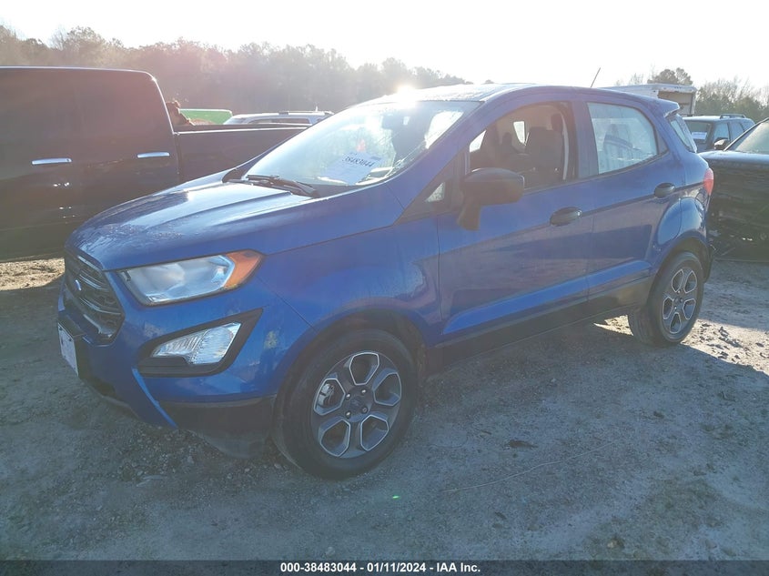 VIN MAJ3S2FE3MC436034 2021 FORD ECOSPORT S