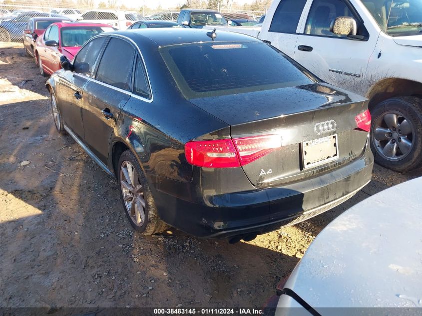 2015 AUDI A4 2.0T PREMIUM - WAUAFAFL3FN007608