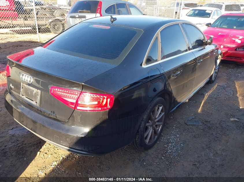 2015 AUDI A4 2.0T PREMIUM - WAUAFAFL3FN007608