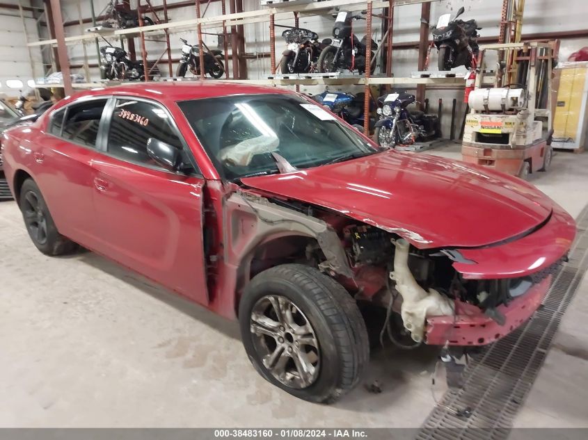 Lot #2539237750 2015 DODGE CHARGER SE salvage car