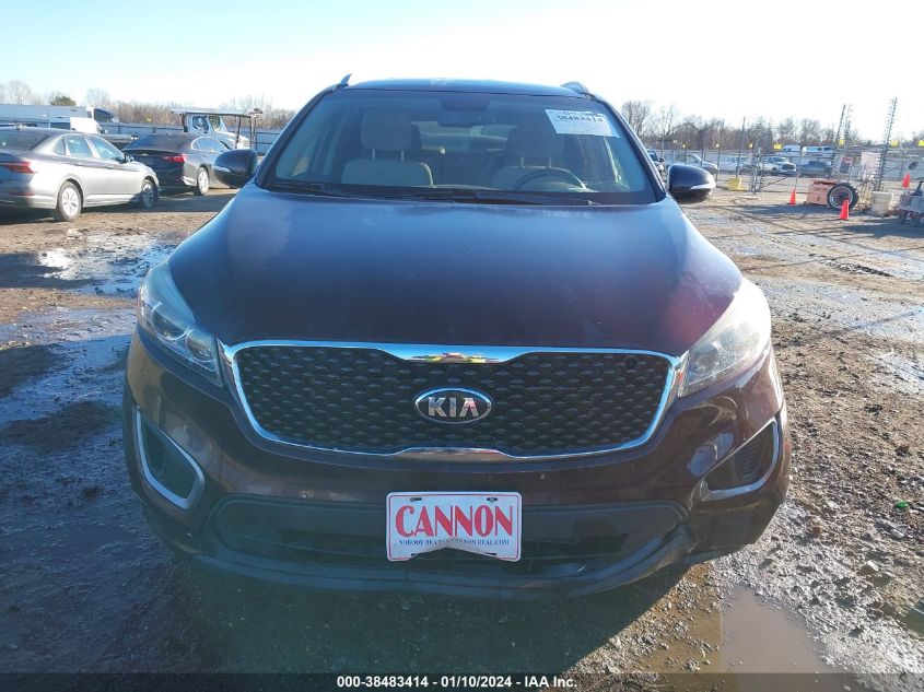 2016 KIA SORENTO 2.4L LX - 5XYPGDA33GG043178