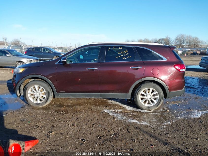 2016 KIA SORENTO 2.4L LX - 5XYPGDA33GG043178