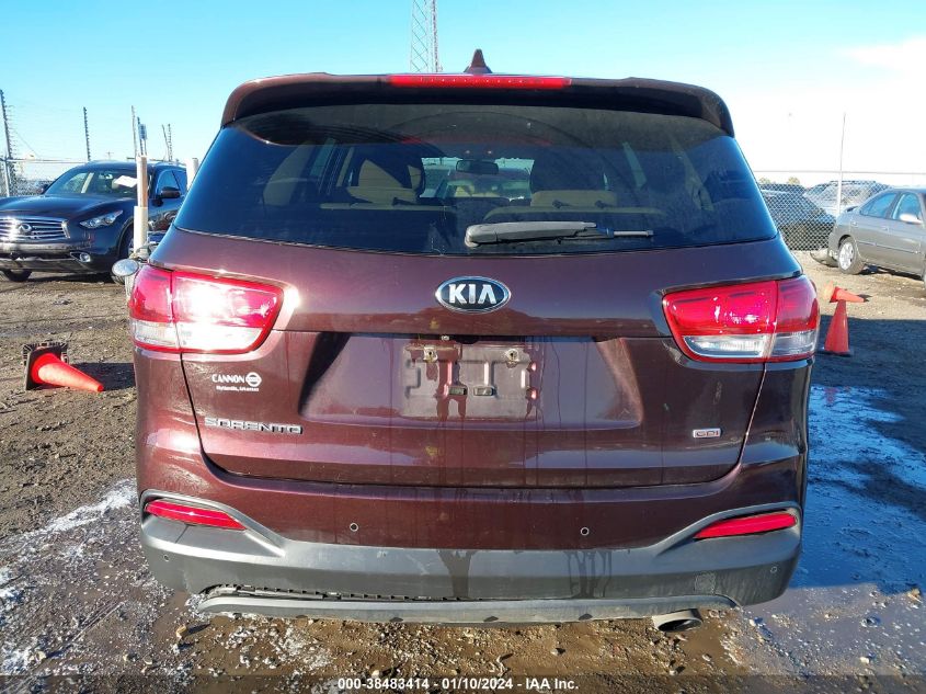 2016 KIA SORENTO 2.4L LX - 5XYPGDA33GG043178