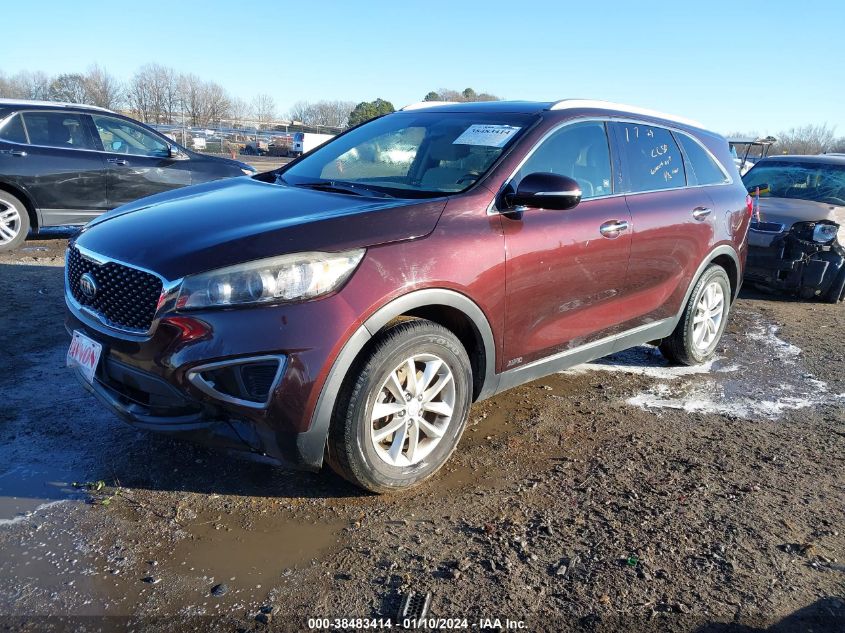 2016 KIA SORENTO 2.4L LX - 5XYPGDA33GG043178