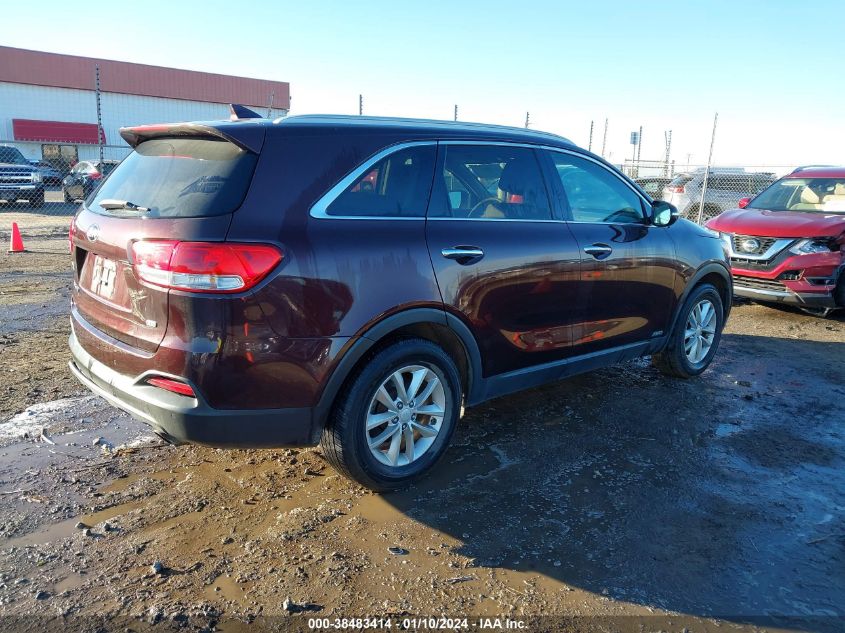 2016 KIA SORENTO 2.4L LX - 5XYPGDA33GG043178