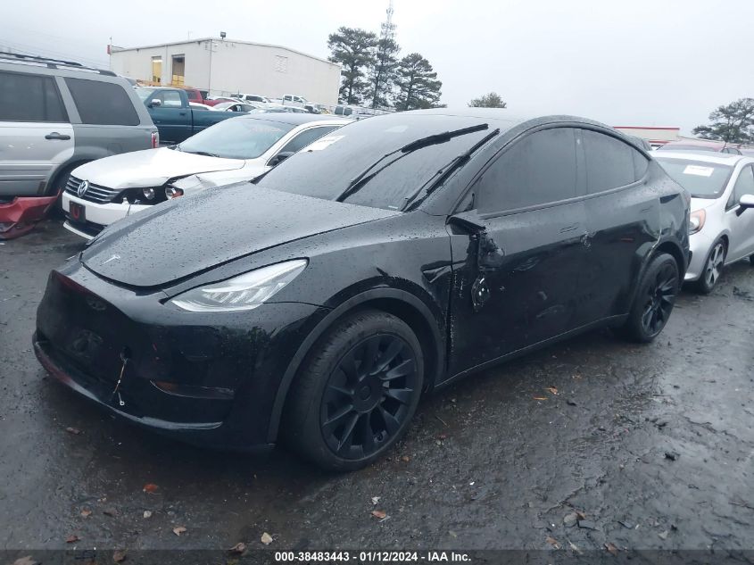 2023 TESLA MODEL Y AWD/LONG RANGE DUAL MOTOR ALL-WHEEL DRIVE - 7SAYGDEE9PA098757