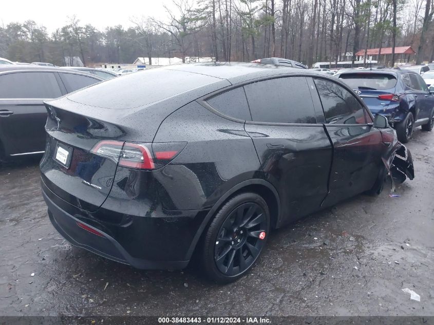 2023 TESLA MODEL Y AWD/LONG RANGE DUAL MOTOR ALL-WHEEL DRIVE - 7SAYGDEE9PA098757