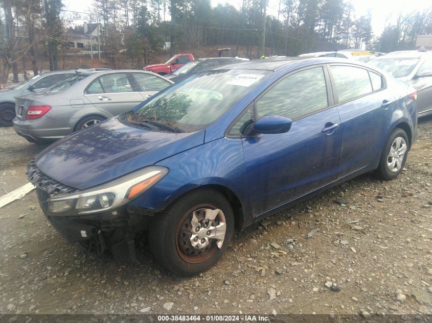 3KPFK4A75JE168135 | 2018 KIA FORTE