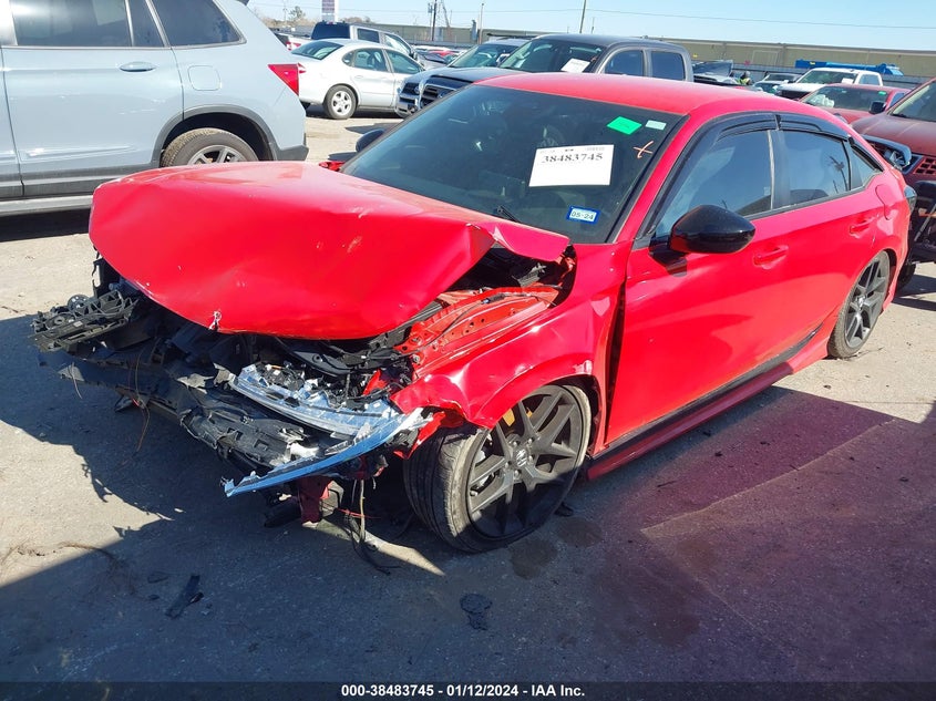 VIN 2HGFE2F58NH582749 2022 HONDA CIVIC SPORT