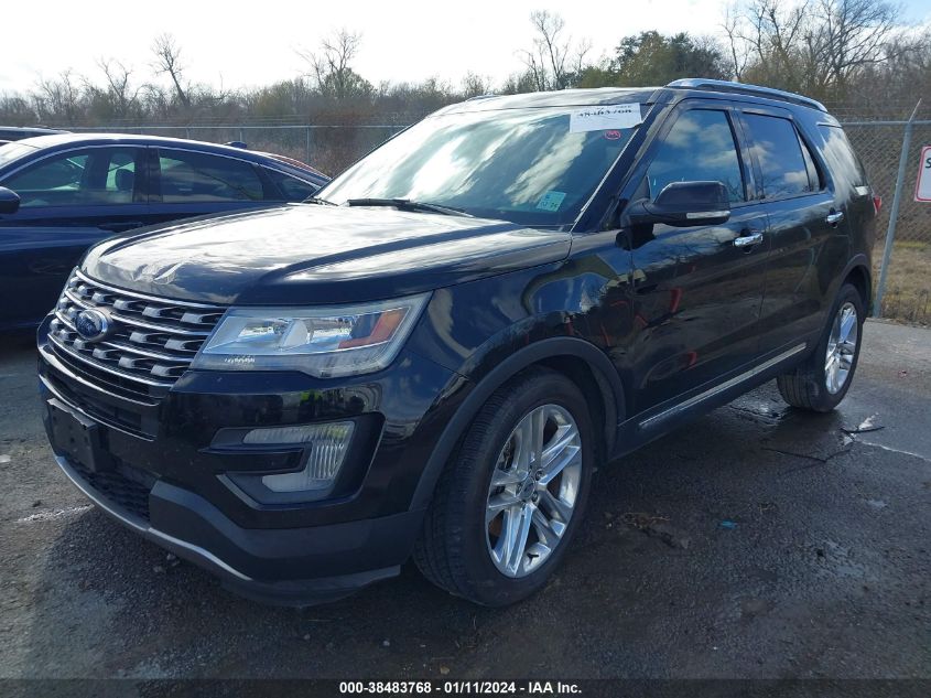 2016 FORD EXPLORER LIMITED - 1FM5K7F85GGB31380