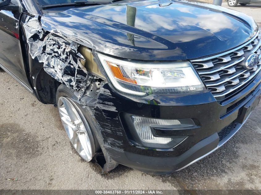 2016 FORD EXPLORER LIMITED - 1FM5K7F85GGB31380