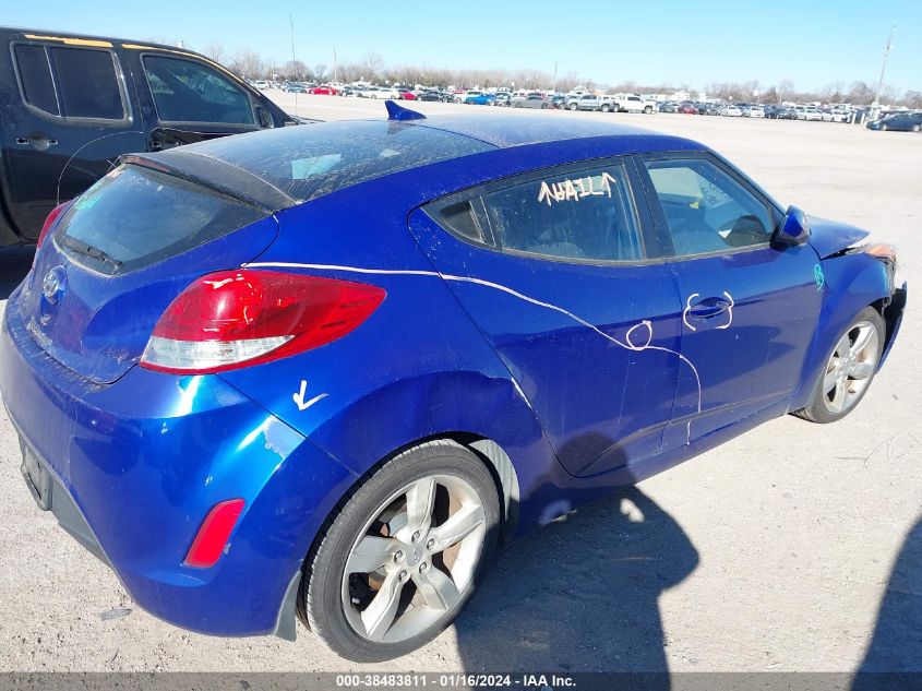 2013 HYUNDAI VELOSTER - KMHTC6AD2DU087516
