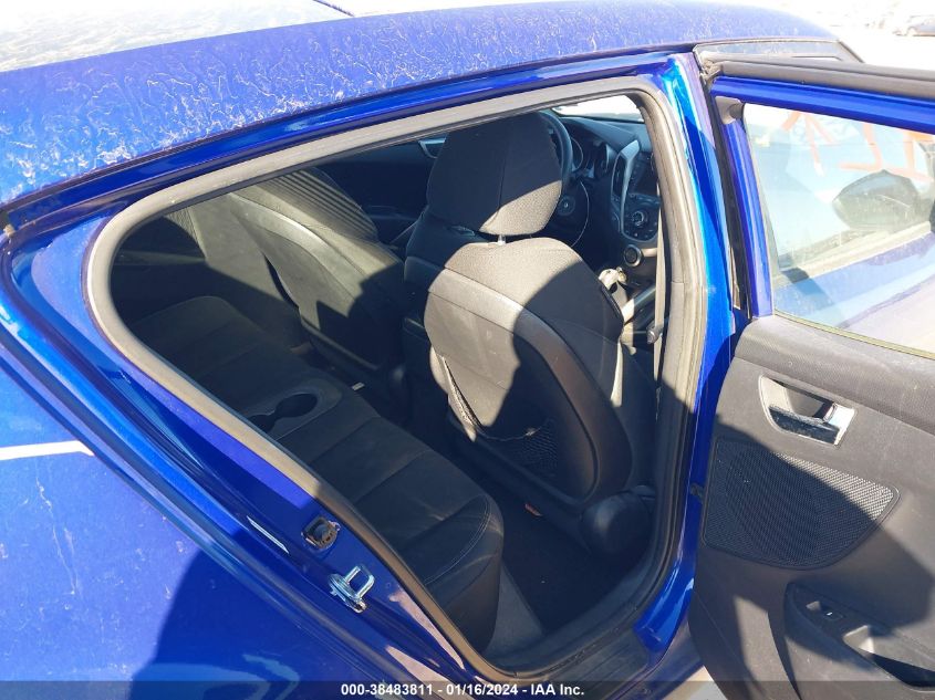 2013 HYUNDAI VELOSTER - KMHTC6AD2DU087516
