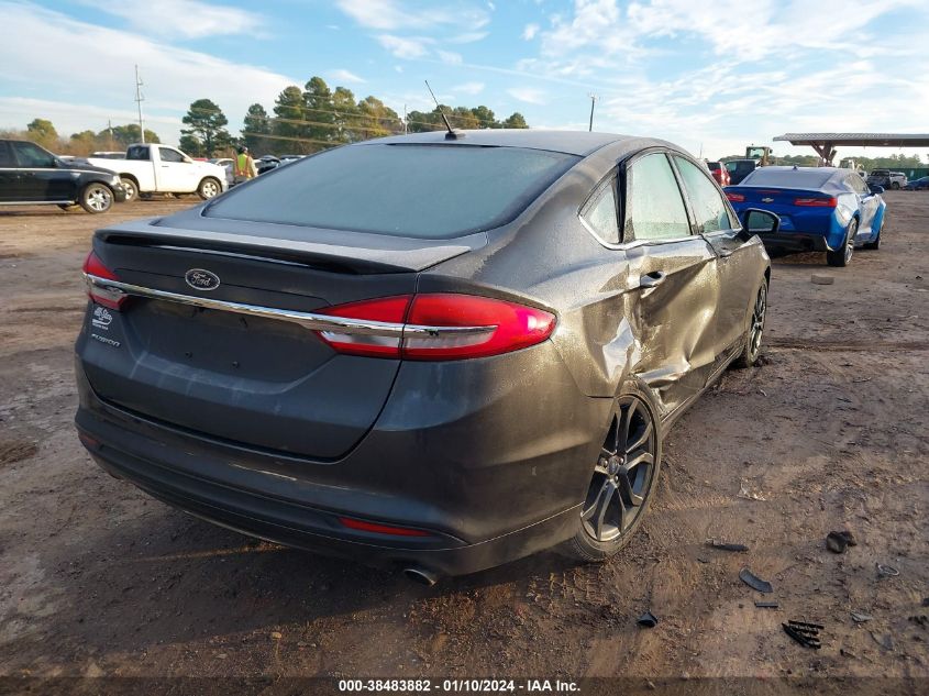 2018 FORD FUSION S - 3FA6P0G78JR127403