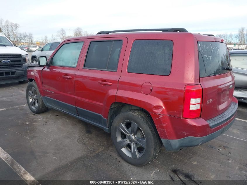 2014 JEEP PATRIOT LATITUDE - 1C4NJPFA0ED731751