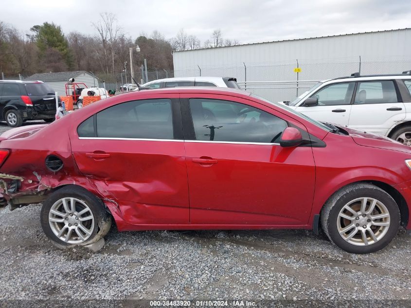 2013 CHEVROLET SONIC LT AUTO - 1G1JC5SH5D4172205