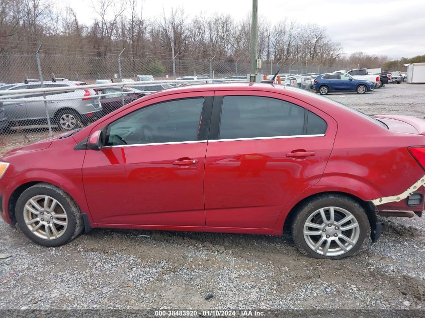2013 CHEVROLET SONIC LT AUTO - 1G1JC5SH5D4172205