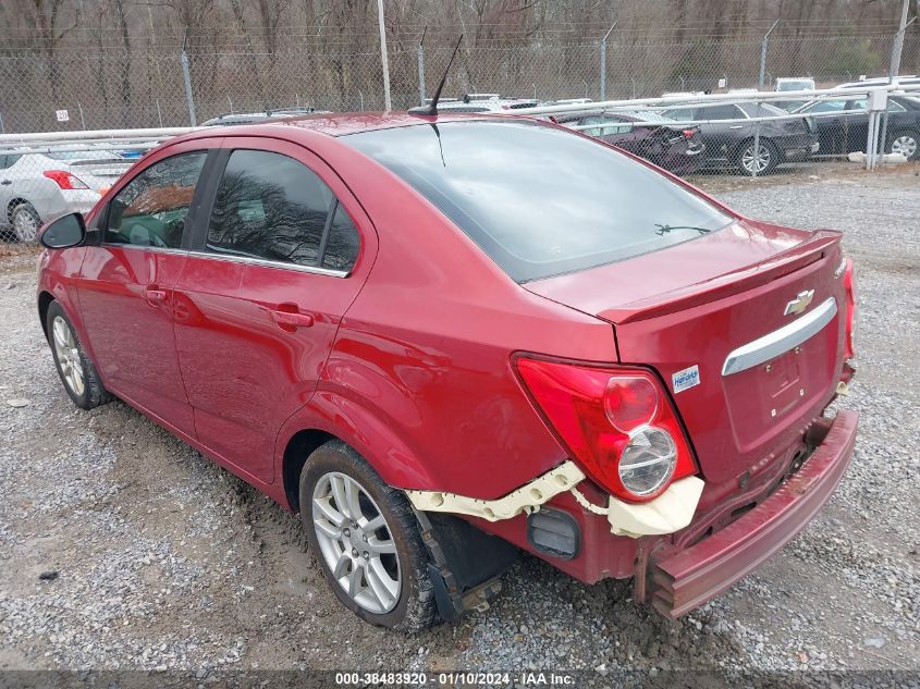 2013 CHEVROLET SONIC LT AUTO - 1G1JC5SH5D4172205