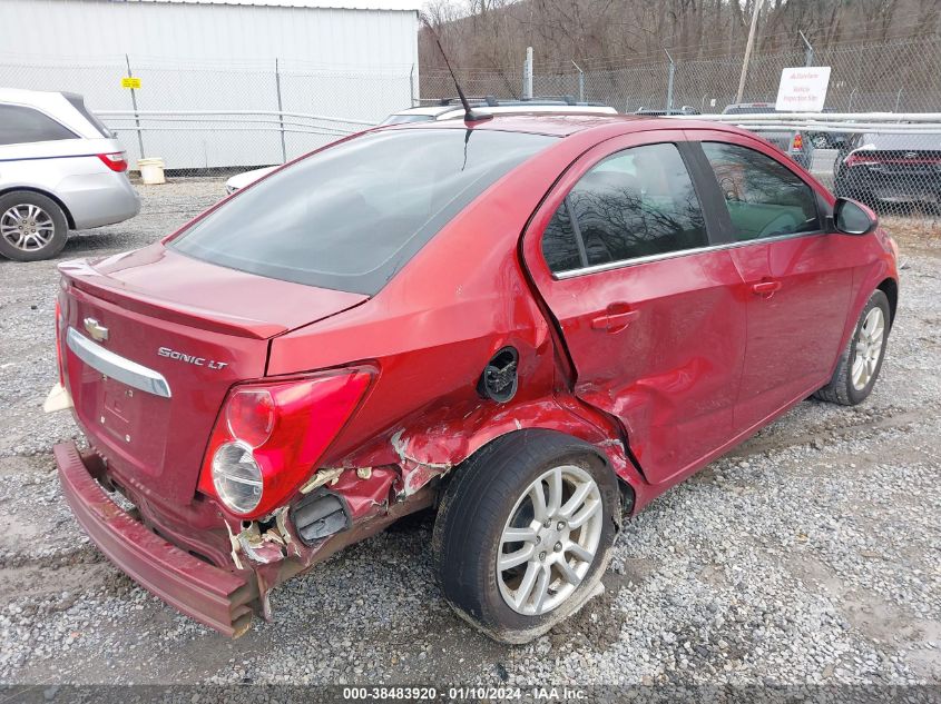 2013 CHEVROLET SONIC LT AUTO - 1G1JC5SH5D4172205