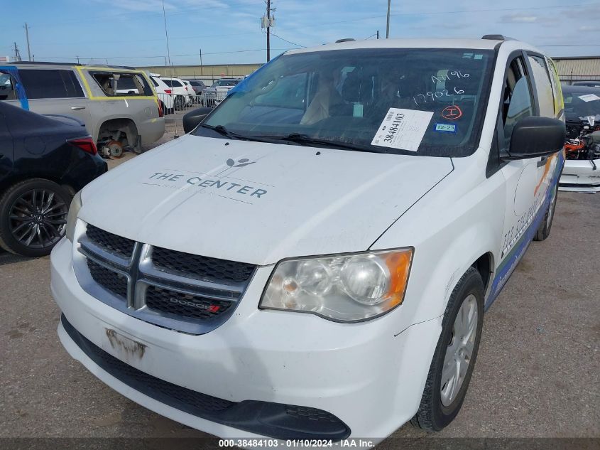 2014 DODGE GRAND CARAVAN SE - 2C4RDGBG2ER202768