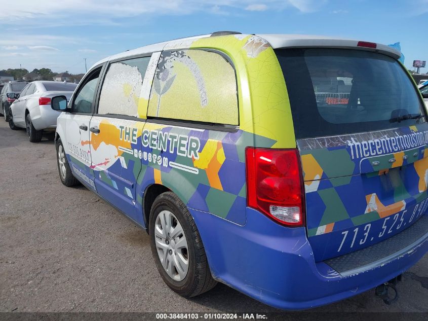 2014 DODGE GRAND CARAVAN SE - 2C4RDGBG2ER202768