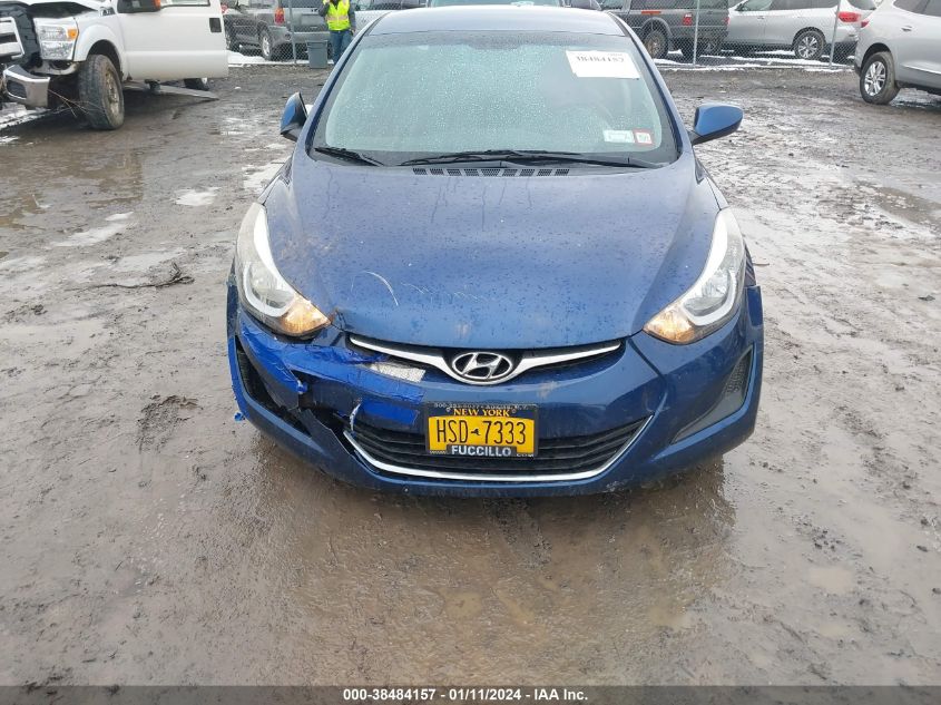 2016 HYUNDAI ELANTRA SE/SPORT/LIMITED - 5NPDH4AE9GH715867