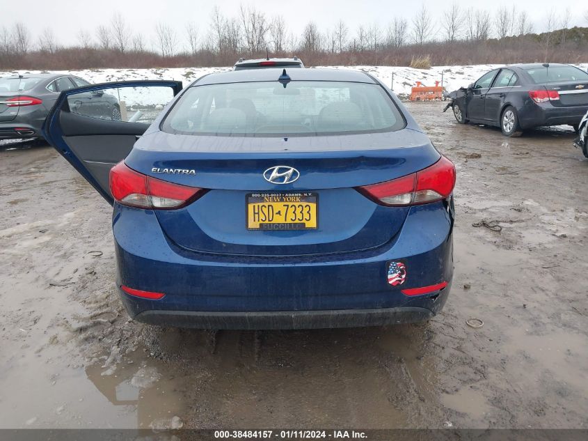 2016 HYUNDAI ELANTRA SE/SPORT/LIMITED - 5NPDH4AE9GH715867