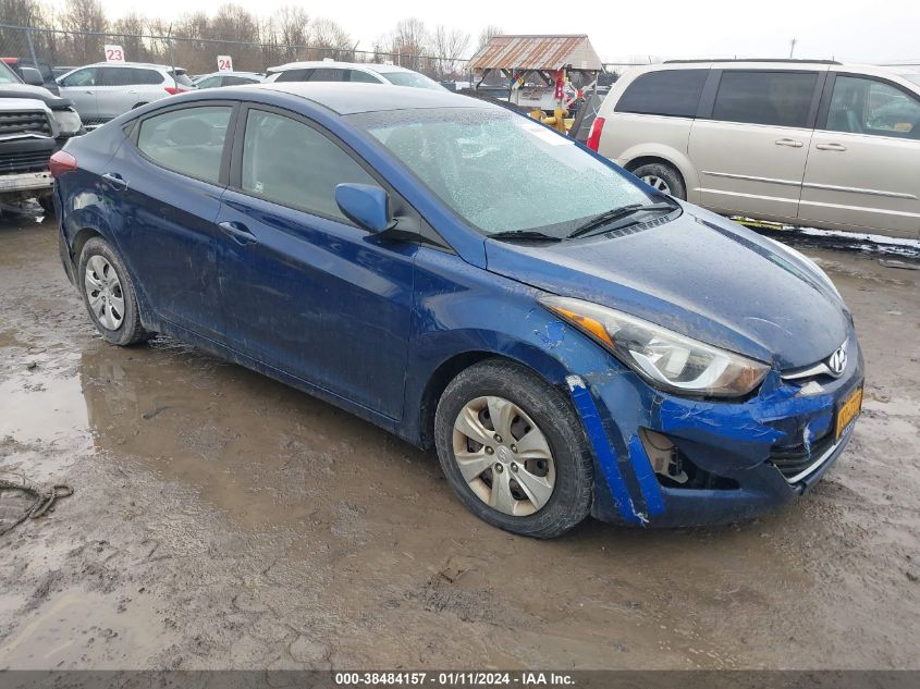 2016 HYUNDAI ELANTRA SE/SPORT/LIMITED - 5NPDH4AE9GH715867