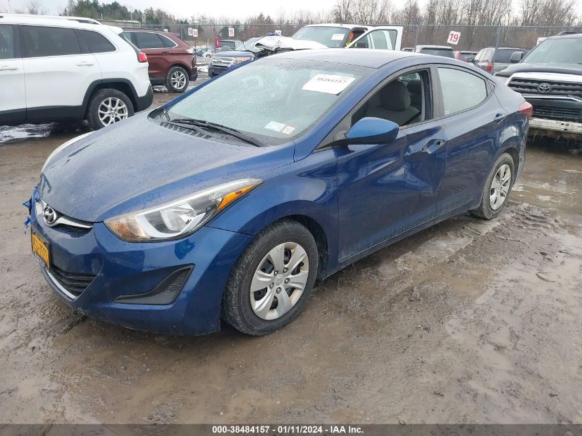 2016 HYUNDAI ELANTRA SE/SPORT/LIMITED - 5NPDH4AE9GH715867