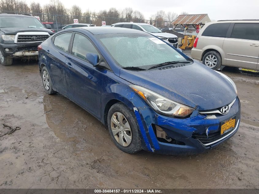 2016 HYUNDAI ELANTRA SE/SPORT/LIMITED - 5NPDH4AE9GH715867