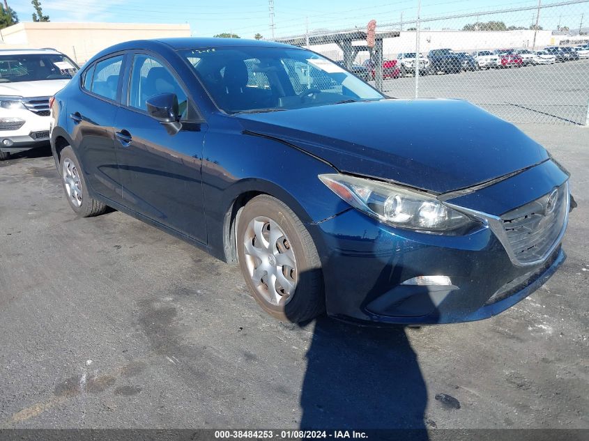 2015 MAZDA MAZDA3 I SPORT - JM1BM1U74F1266358