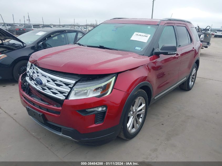 2019 FORD EXPLORER XLT - 1FM5K7D8XKGB07538