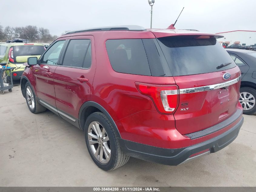 2019 FORD EXPLORER XLT - 1FM5K7D8XKGB07538