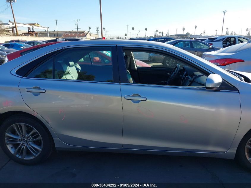 2015 TOYOTA CAMRY SE - 4T1BF1FK1FU478866