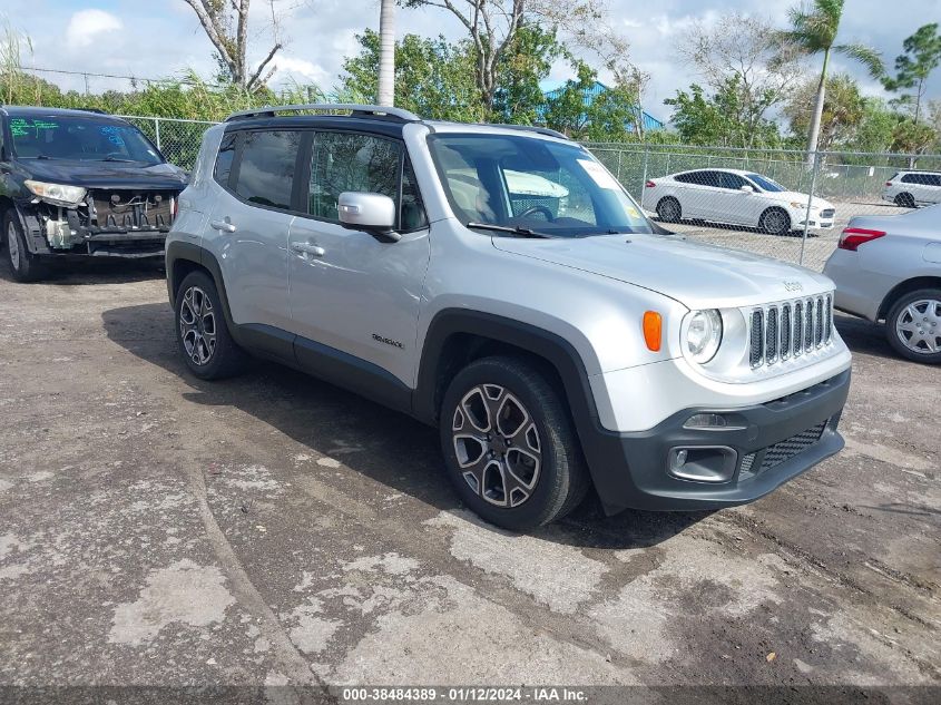 2017 JEEP RENEGADE LIMITED - ZACCJADB6HPF09351