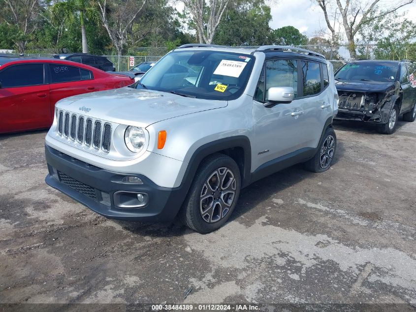 2017 JEEP RENEGADE LIMITED - ZACCJADB6HPF09351