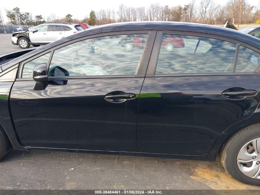 2013 HONDA CIVIC LX - 19XFB2F52DE238027