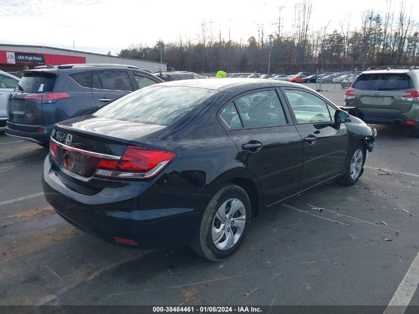 2013 HONDA CIVIC LX - 19XFB2F52DE238027