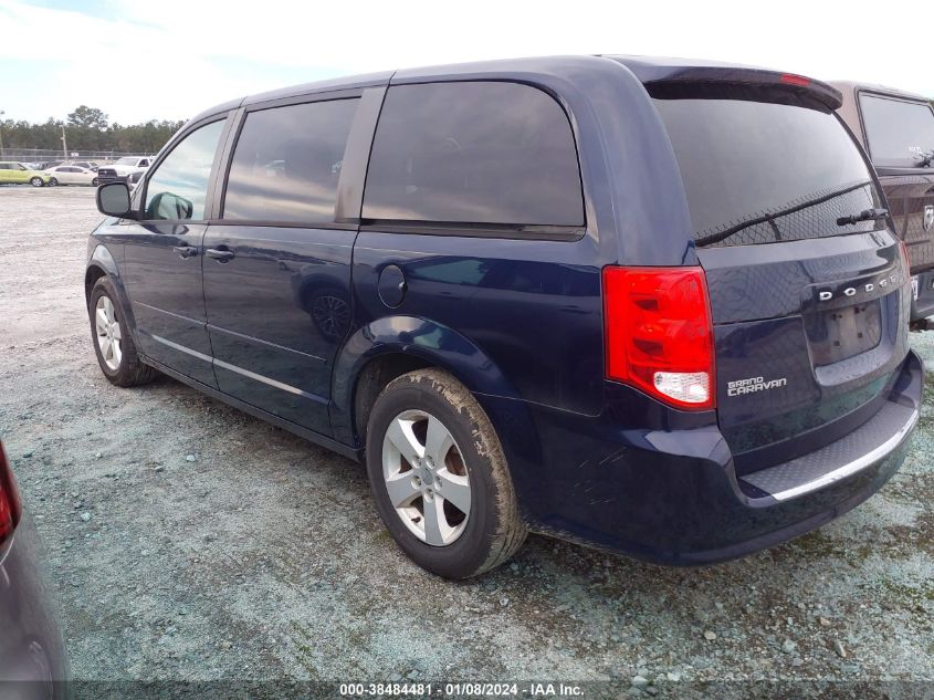 2013 DODGE GRAND CARAVAN SE - 2C4RDGBG3DR702789