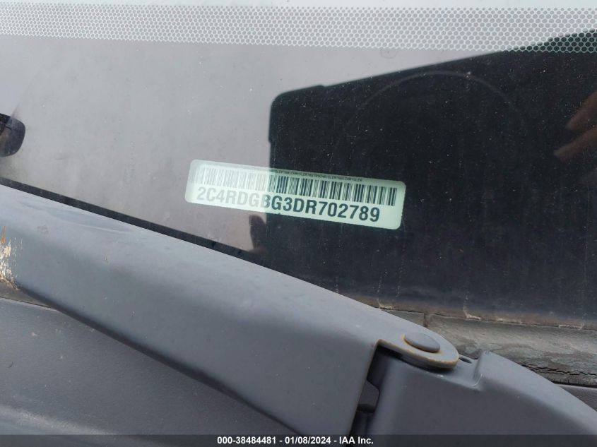 2013 DODGE GRAND CARAVAN SE - 2C4RDGBG3DR702789