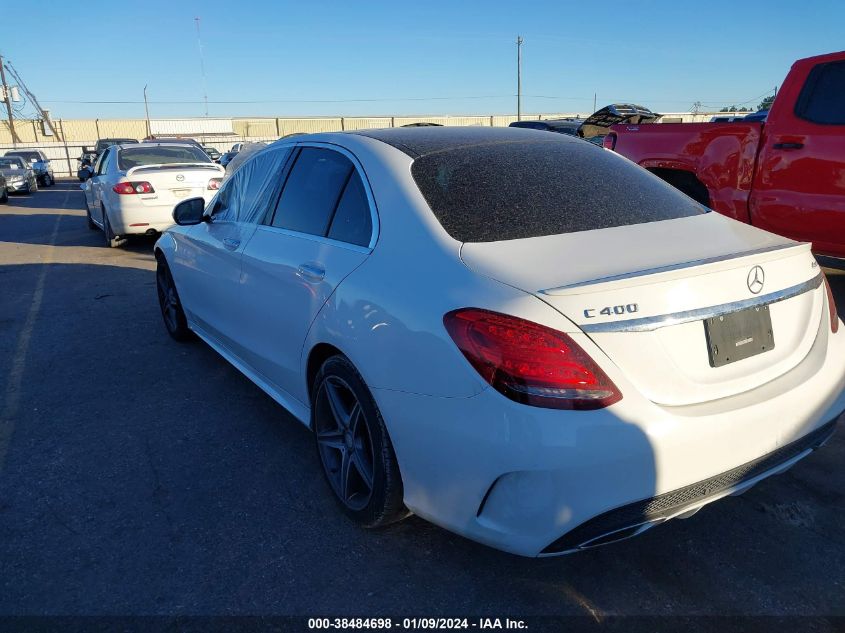 2015 MERCEDES-BENZ C 400 4MATIC - 55SWF6GB9FU039388