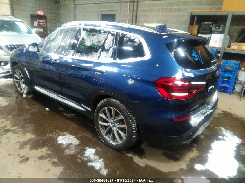 2019 BMW X3 SDRIVE30I - 5UXTR7C55KLR52186