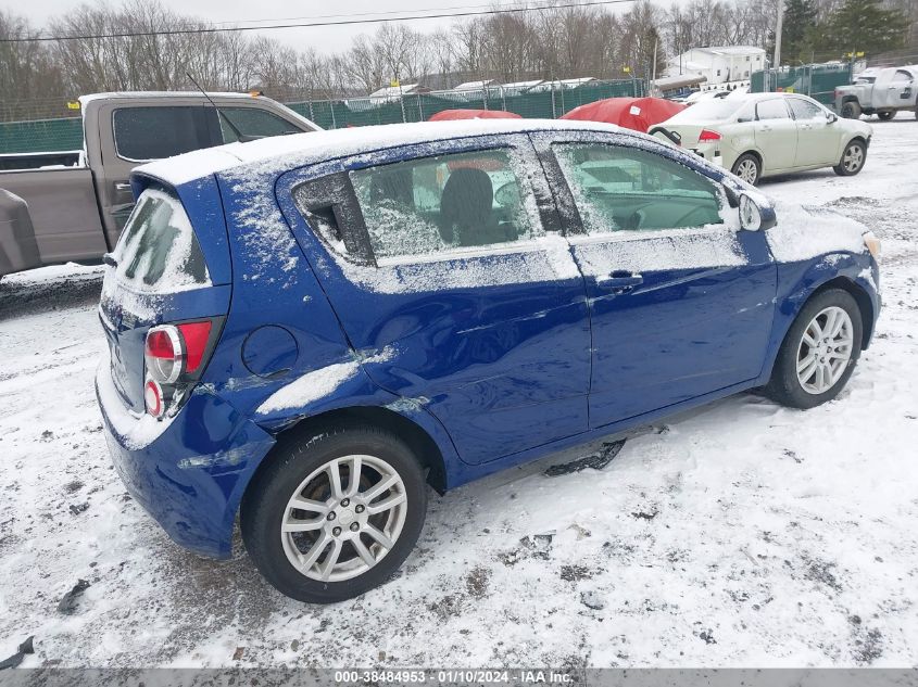 2014 CHEVROLET SONIC LT AUTO - 1G1JC6SH7E4110845