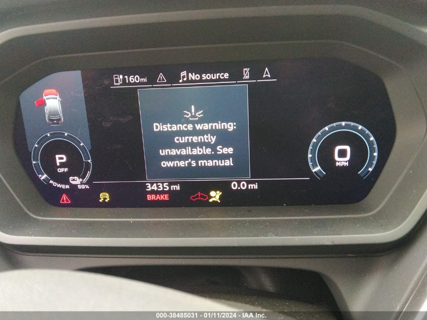 2023 AUDI Q4 E-TRON PRESTIGE WA1M2BFZ2PP046065