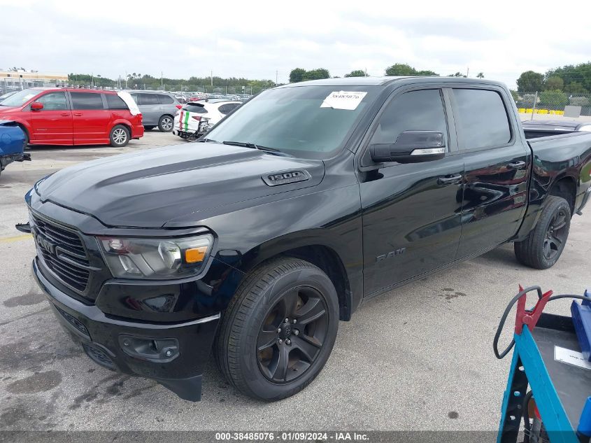 2020 RAM 1500 BIG HORN  4X2 5'7 BOX - 1C6RREFT6LN372548