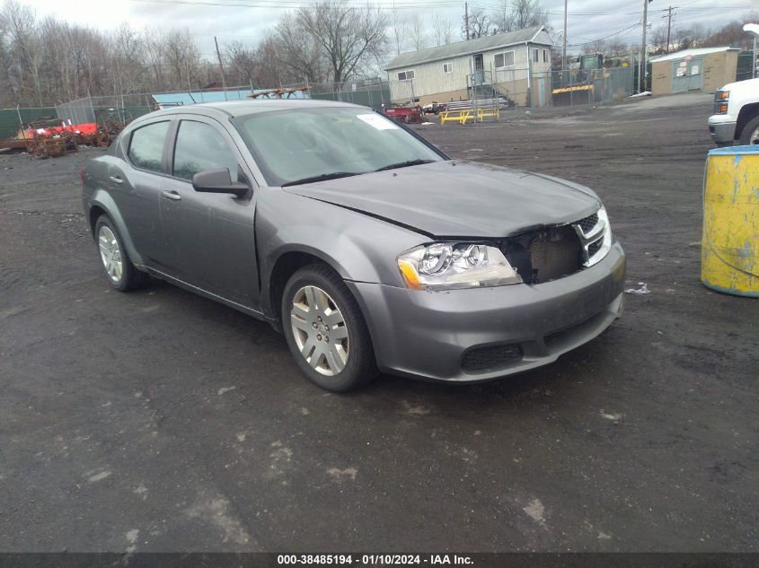 1C3CDZAB1CN272669 | 2012 DODGE AVENGER