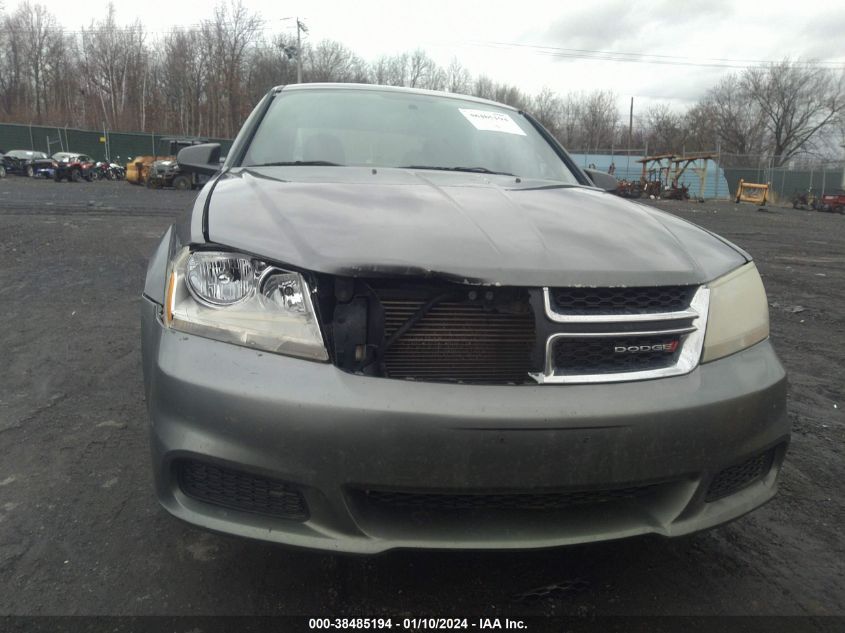 1C3CDZAB1CN272669 | 2012 DODGE AVENGER