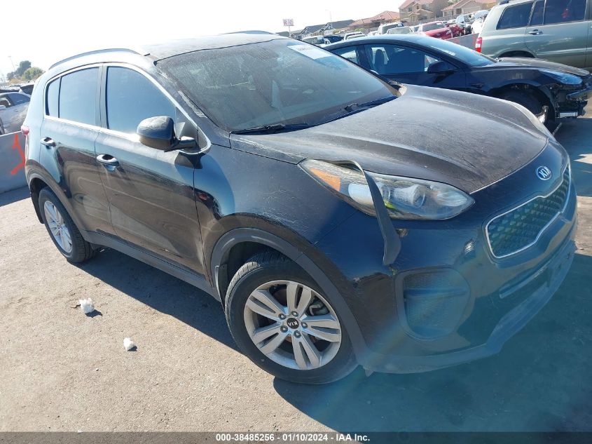 Lot #2530023280 2017 KIA SPORTAGE LX salvage car